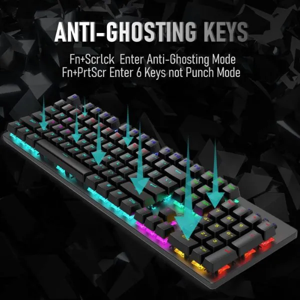 Keyboard HP GK400F Mechanical Gaming view 4