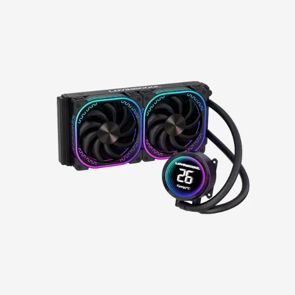 Cooler Lovingcool YK-B240-02 Liquid Cooler Temperature Display Black alternate