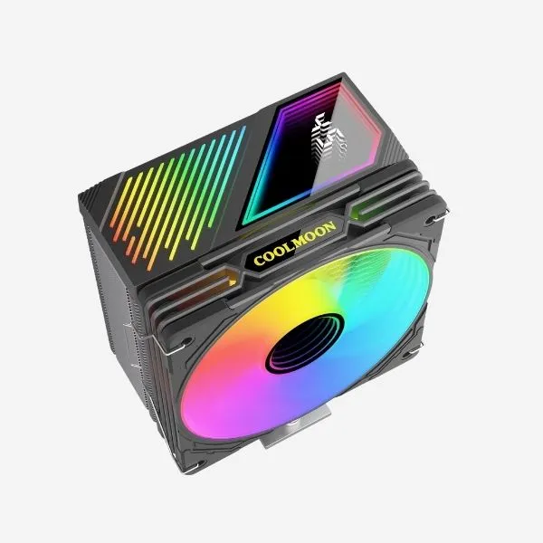 Cooler Coolmoon Temperature GT600 White CPU Cooler Heatsink view 2