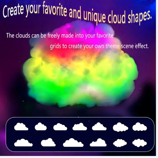 Accessory Lichaser RGB Cloud Led Lights with 2.4G Remote and Bluetooth APP Changing