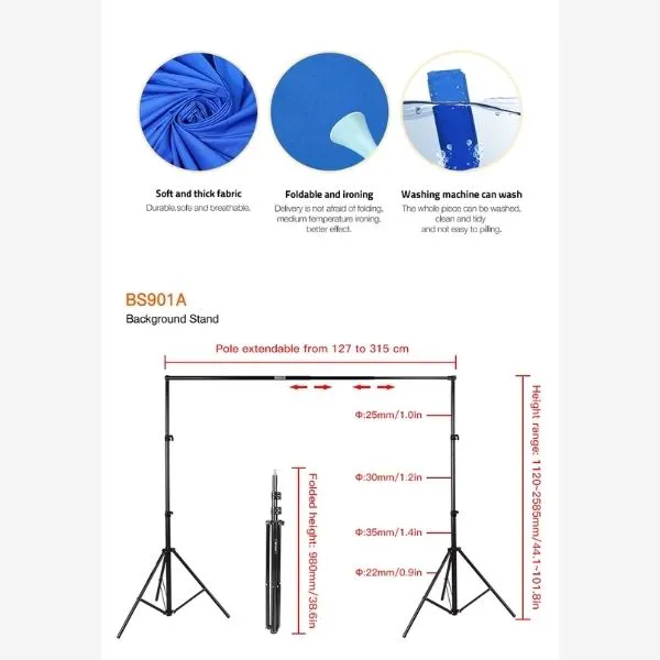 Accessory Photography Backdrop Green Screen 2*3m view 3