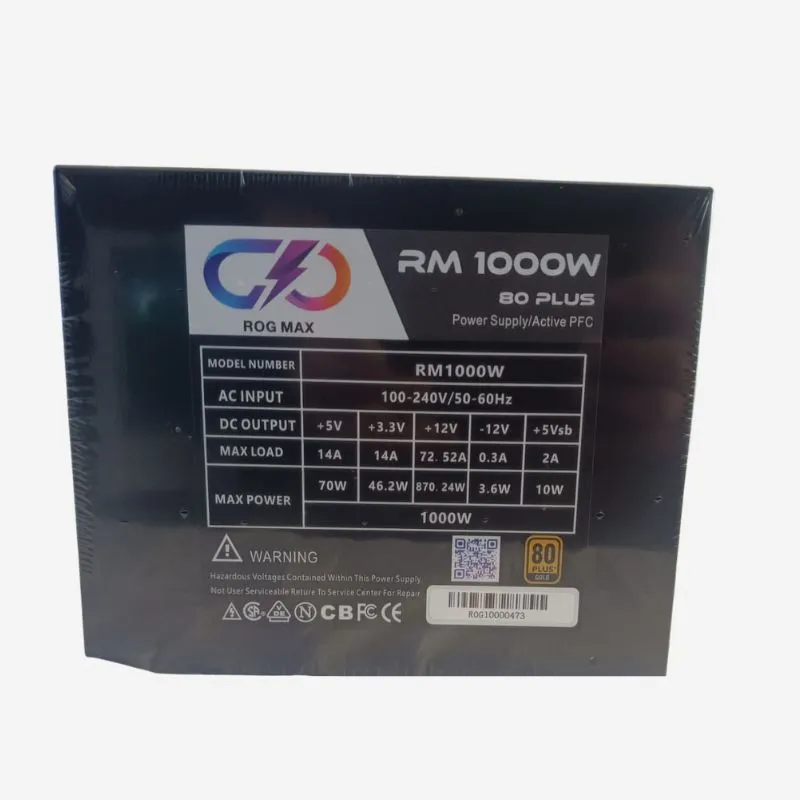 Power Supply Power ROG MAX 1000W BRONZE FULL MODULAR view 5