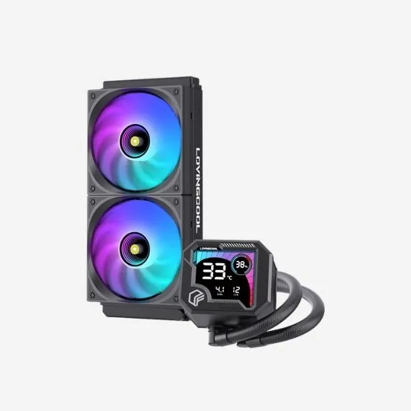 Cooler Lovingcool AK-B240-03 Liquid Cooler Temperature Display Black