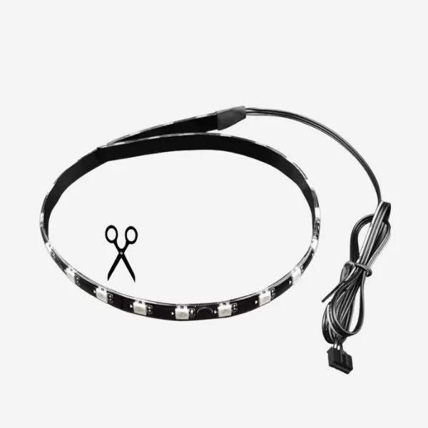 Desktop COOLMOON 28CM RGB Strip Light 4 PIN Gaming PC view 2