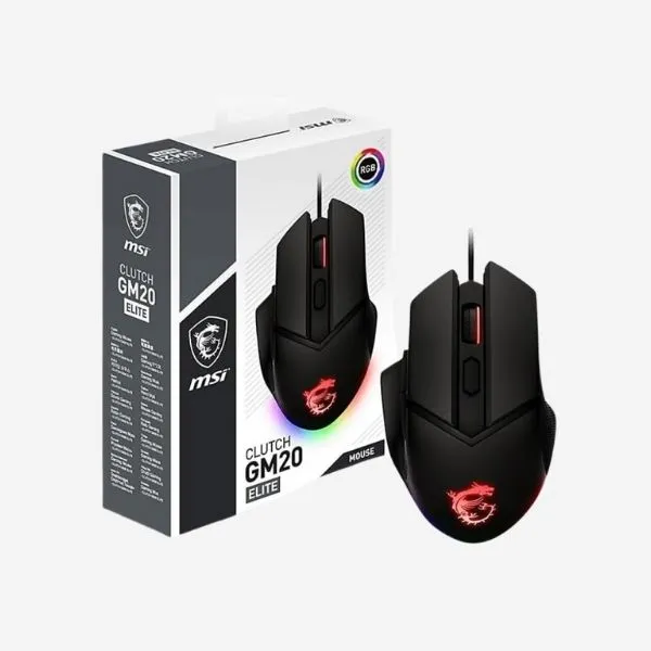 Mouse Msi Gm20 Black