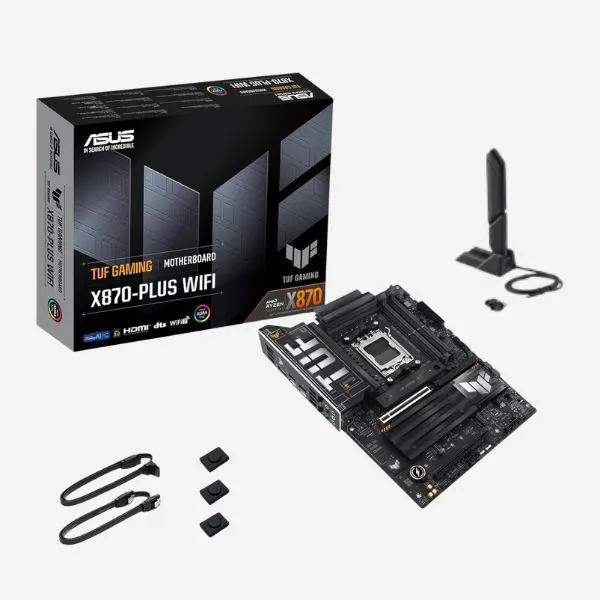 Motherboard ASUS TUF Gaming X870-PLUS WiFi AMD view 3