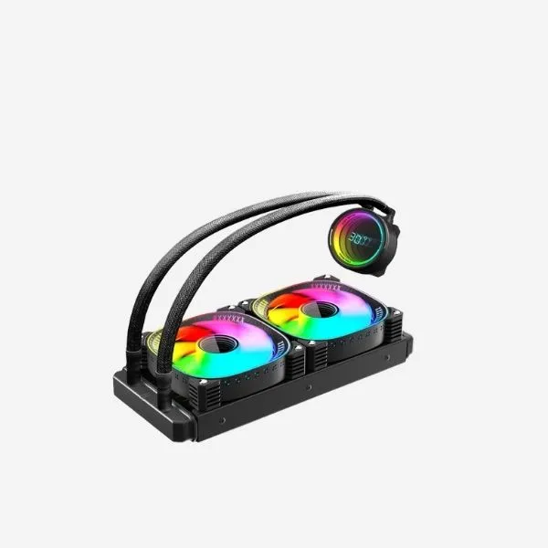 Desktop COOLMOON TY-240 Gaming Pc Cpu Cooling With Temperature Display Screen alternate