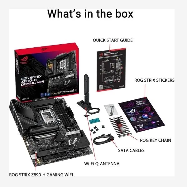 Motherboard ASUS ROG STRIX Z890 H GAMING WIFI alternate