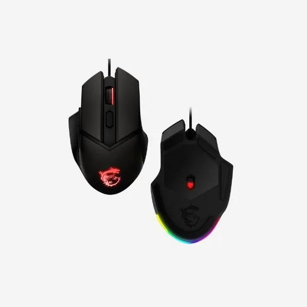 Mouse Msi Gm20 Black view 3