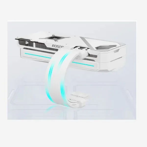 Accessory CoolMoon Computer GPU-38 ARGB Luminous liner Graphics Card Neon Line Controller Not Included Meteor view 6