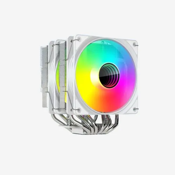 Cooler Coolmoon DT600 Dual Tower CPU Fan Black White