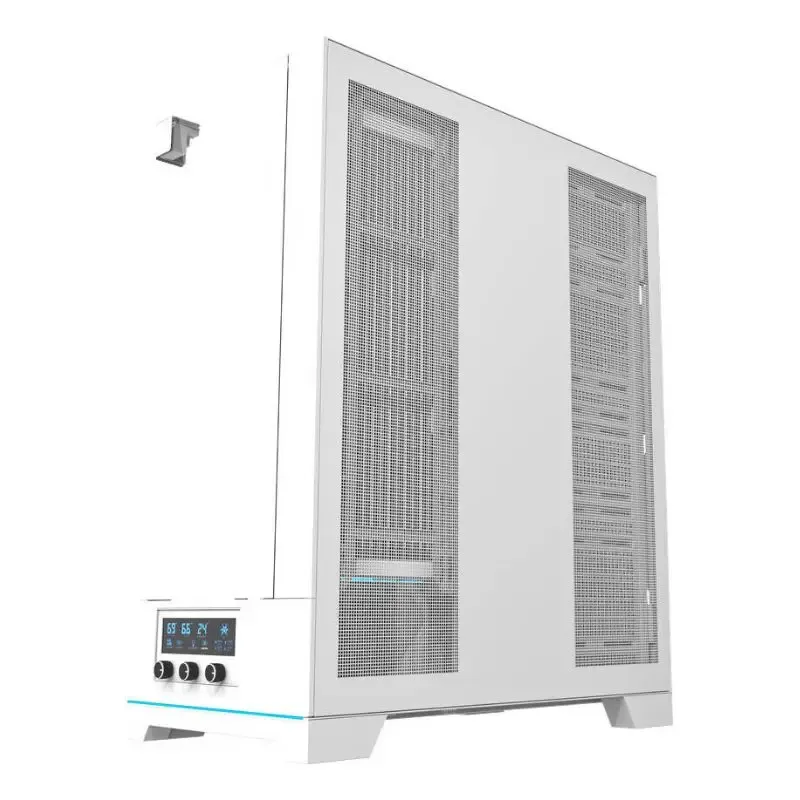 Case DarkFlash DY450L Pro ATX Tempered Glass Gaming Case With out Fans - White view 5