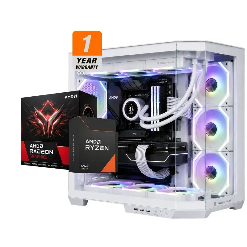 Desktop Intel Genesis Prime Gaming PC - Intel Core i5-14400F, ASUS PRIME RTX 5070 12GB OC Black, ANACOMDA 32GB DDR5-6000 Black (2x16GB), AGI AI828 1TB NVMe Gen4