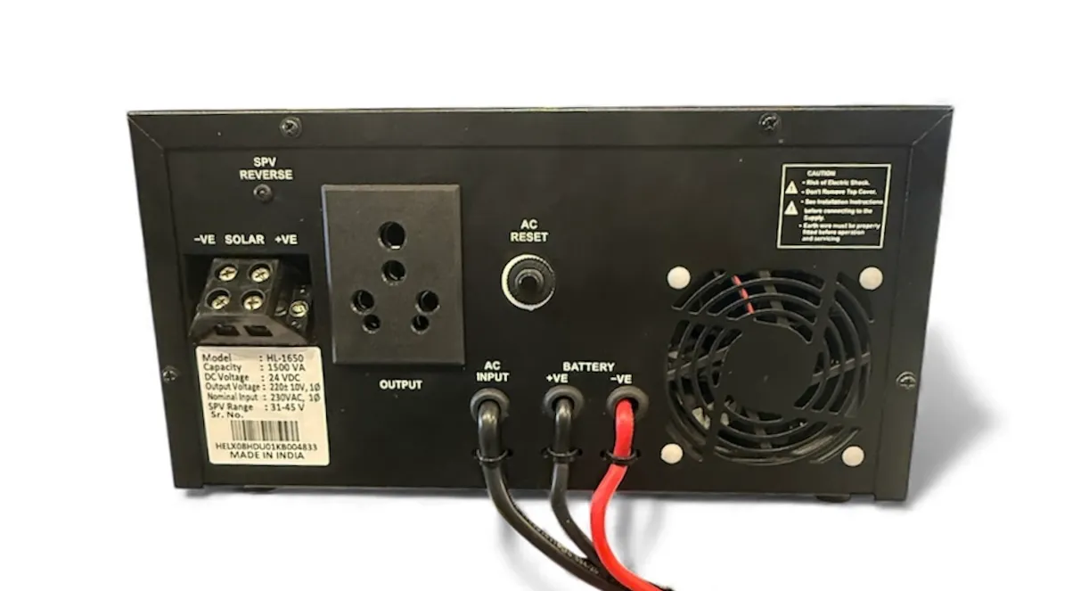 UPS Heliac Solar Inverter 1500VA 24Vdc GeTX PWM Charge Controller PDU-1.5KVA alternate