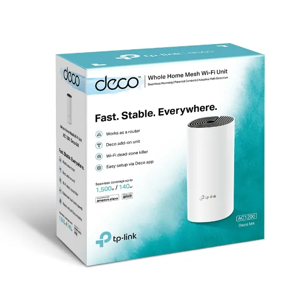 Network Device TP-Link Deco M4 AC1200 Whole Home WiFi System (1-Pack)