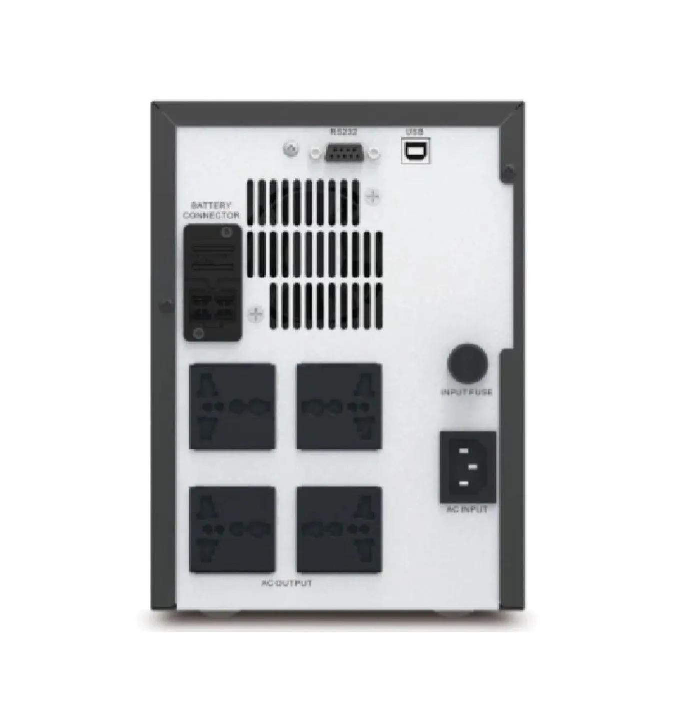 UPS APC Easy UPS 1 Ph Line Interactive, 1500VA, Tower, 230V, 4 Universal outlets, AVR, LCD SMV1500AI-MS view 3