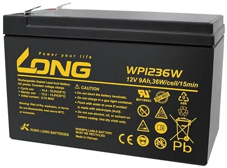 UPS Long Battery 12V-9Ah,Lead Acid Rechargeable for - WP1236W