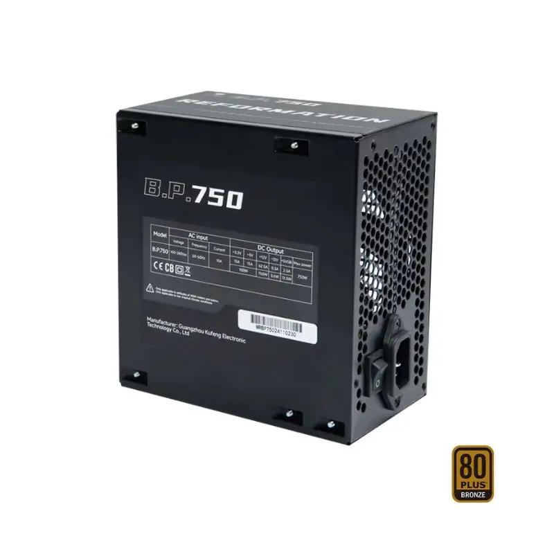 Power Supply Jungle Leopard BP750 750W 80+ Bronze ATX3.1 PCIe 5.0 Full-Modular Power Supply - Black view 5