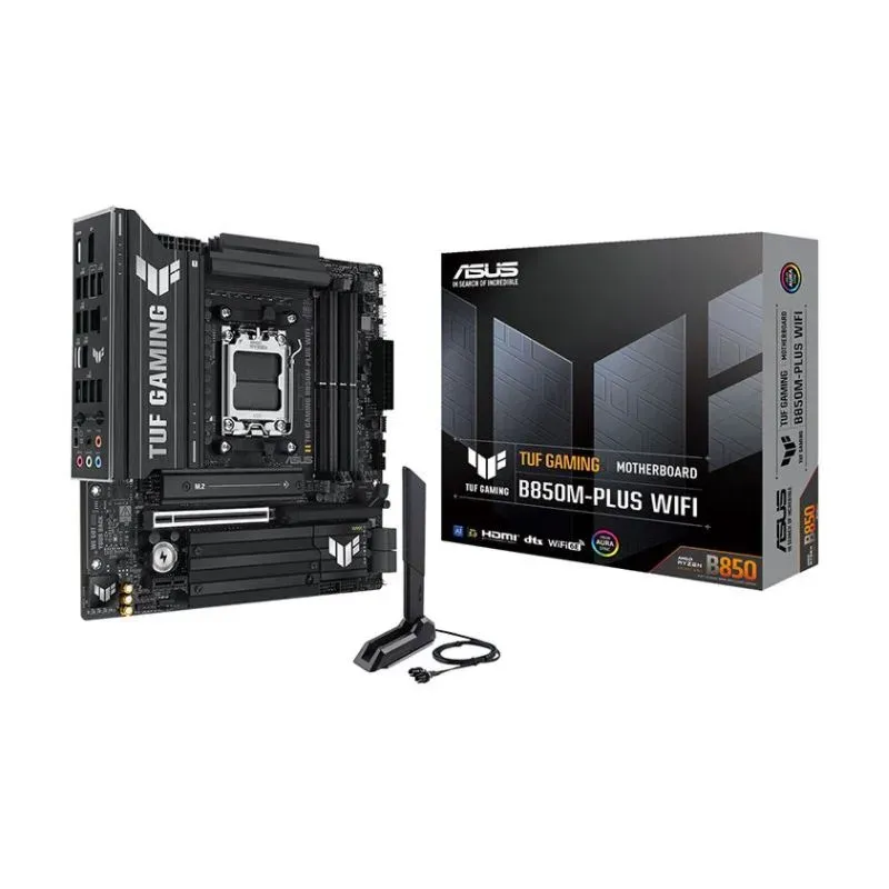 Motherboard ASUS TUF GAMING B850M-PLUS WIFI AM5 DDR5 Motherboard - Black