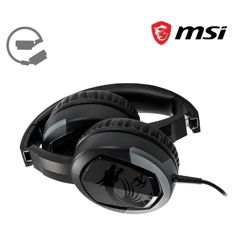 Headset MSI IMMERSE GH30 V2 Wired Gaming Headset - Black view 3