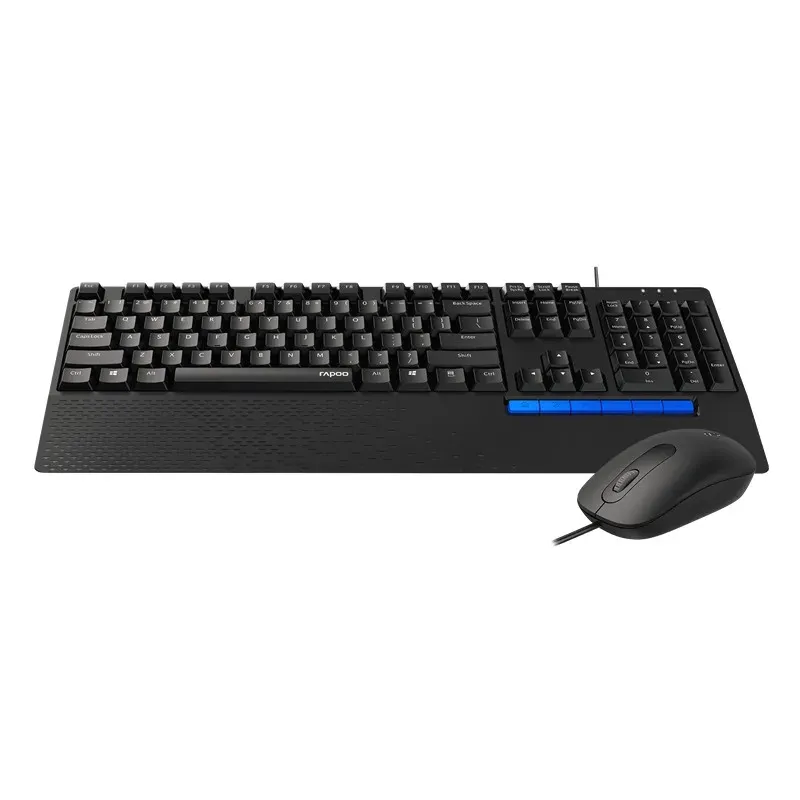 Mouse Rapoo NX2000 USB Wired Keyboard and Mouse Combo - Black view 2