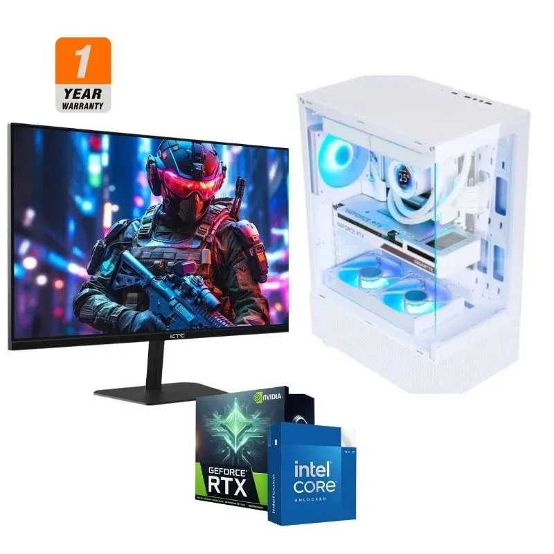 Desktop Intel Death Magnetic Gaming PC - Intel Core i5-14400KF, Palit GeForce RTX 5060 Ti 8GB, Anacomda 16GB DDR5 6000Mhz, AGI AI818 1TB NVMe M.2 2280 Gen4 SSD