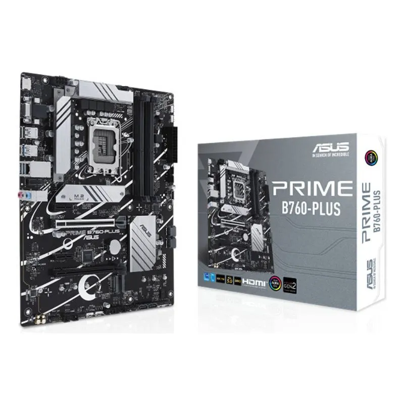 Motherboard Intel ASUS Prime B760-PLUS ATX - Intel LGA 1700, B760, DDR5, PCIe 5.0