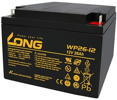 Accessory Long Battery 12V-26Ah,Lead Acid Rechargeable - Wp26-12