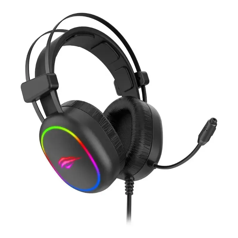 Headset Havit H2016D RGB Wired, Surround Sound Gaming with Mic - Black