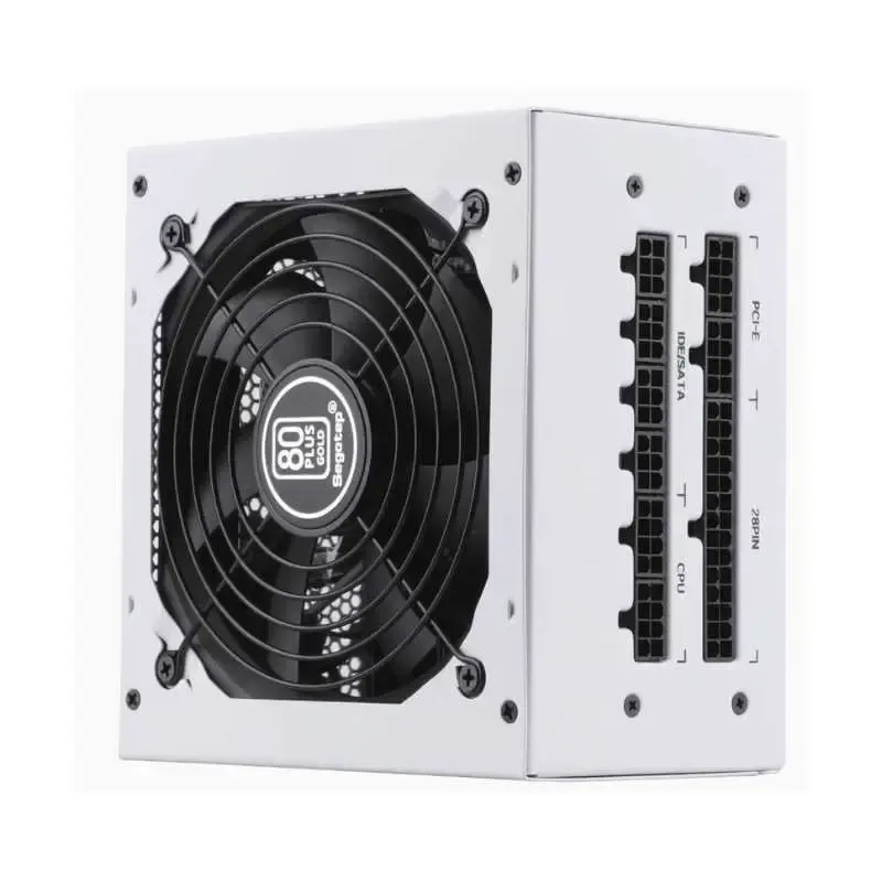 Power Supply Segotep GM750W 750W 80+ Gold Full Modular 5.1 & ATX 3.0 Power Supply White view 2