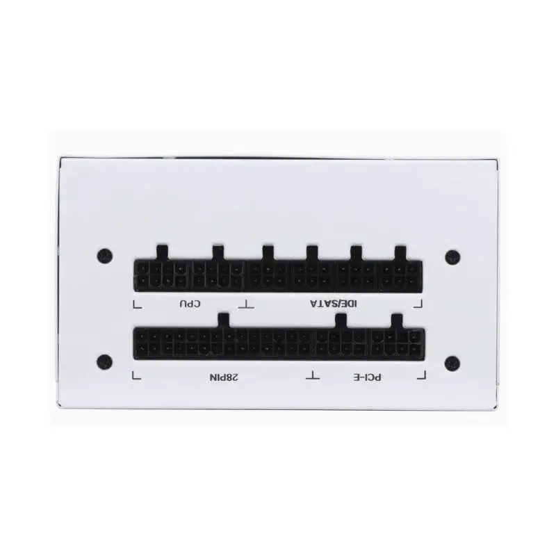Power Supply Segotep GM750W 750W 80+ Gold Full Modular 5.1 & ATX 3.0 Power Supply White view 5
