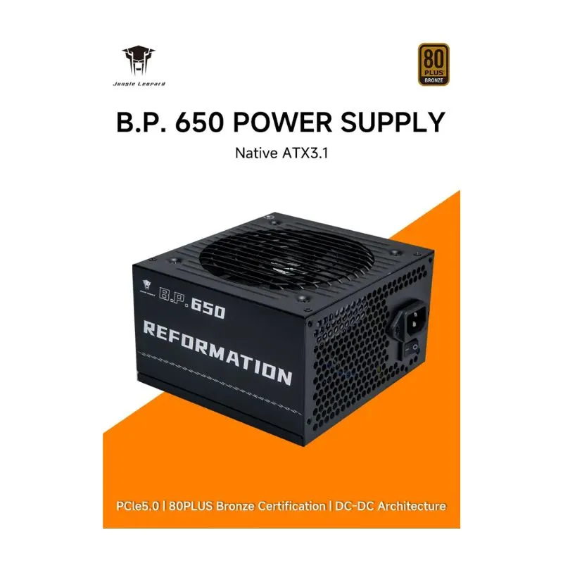 Power Supply Jungle Leopard BP650 650W 80+ Bronze Full-Modular - Black alternate