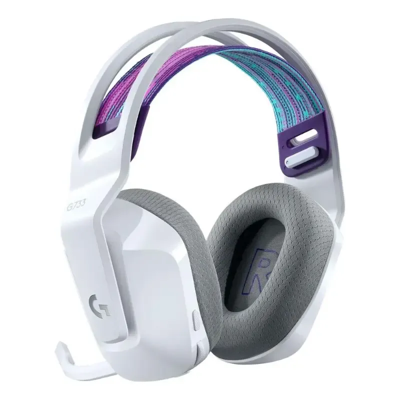 Headset Logitech G733 LIGHTSPEED Wireless RGB Gaming - White alternate