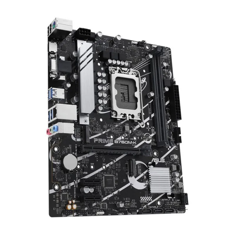 Motherboard Intel ASUS Prime B760M-K Motherboard - Intel LGA 1700, B760, DDR5, mATX view 3