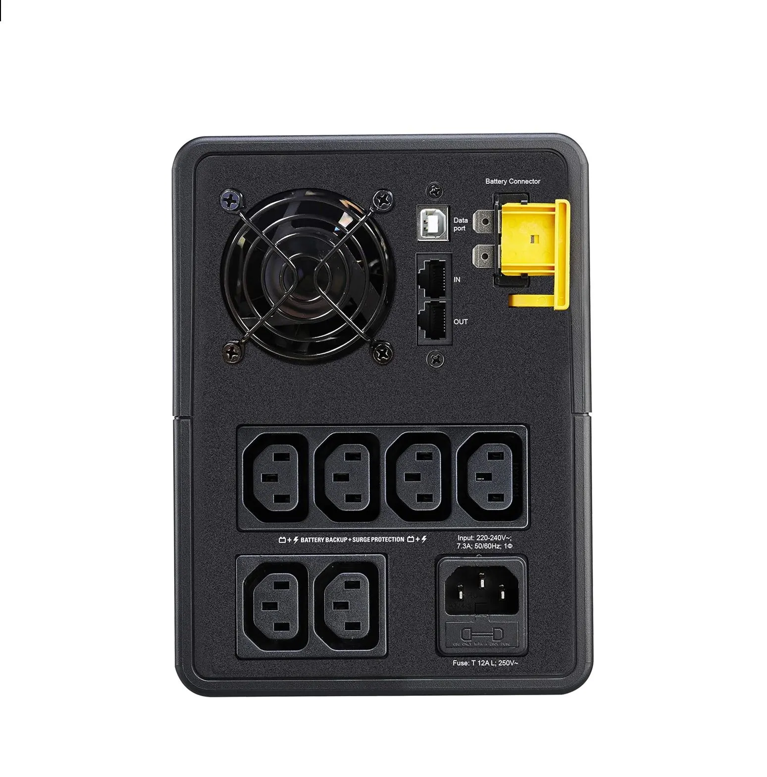 UPS APC Back UPS 1600VA UPS Battery Backup & Surge Protector, Backup Battery with AVR, Dataline Protection, Uniterruptible Power Supply,Black BX1600MI view 3