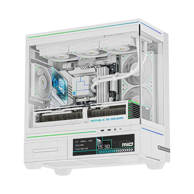 Case Thermalright TL-M10 Vision MATX PC Case (Without Fans) - White