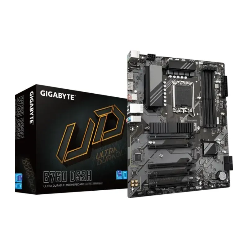Motherboard Gigabyte B760 DS3H ATX LGA1700 DDR5 - Black