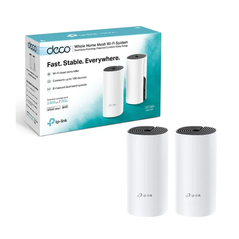 Network Device TP-Link Deco M4 AC1200 Whole Home WiFi System (2-Pack)