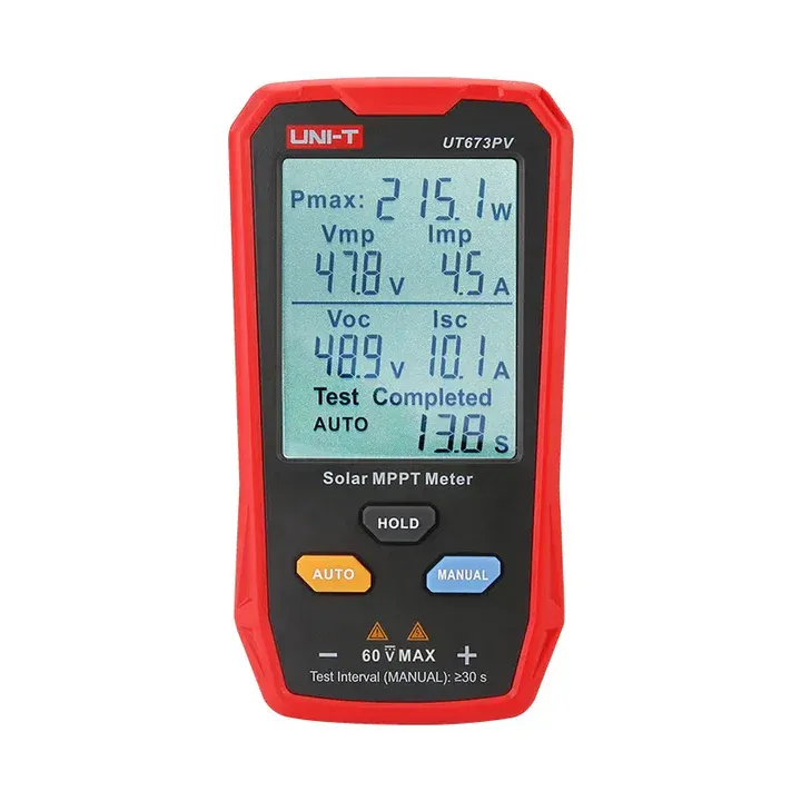 UPS UNI-T UT673PV Solar MPPT Meter - Solar Panel Power & Efficiency Tester