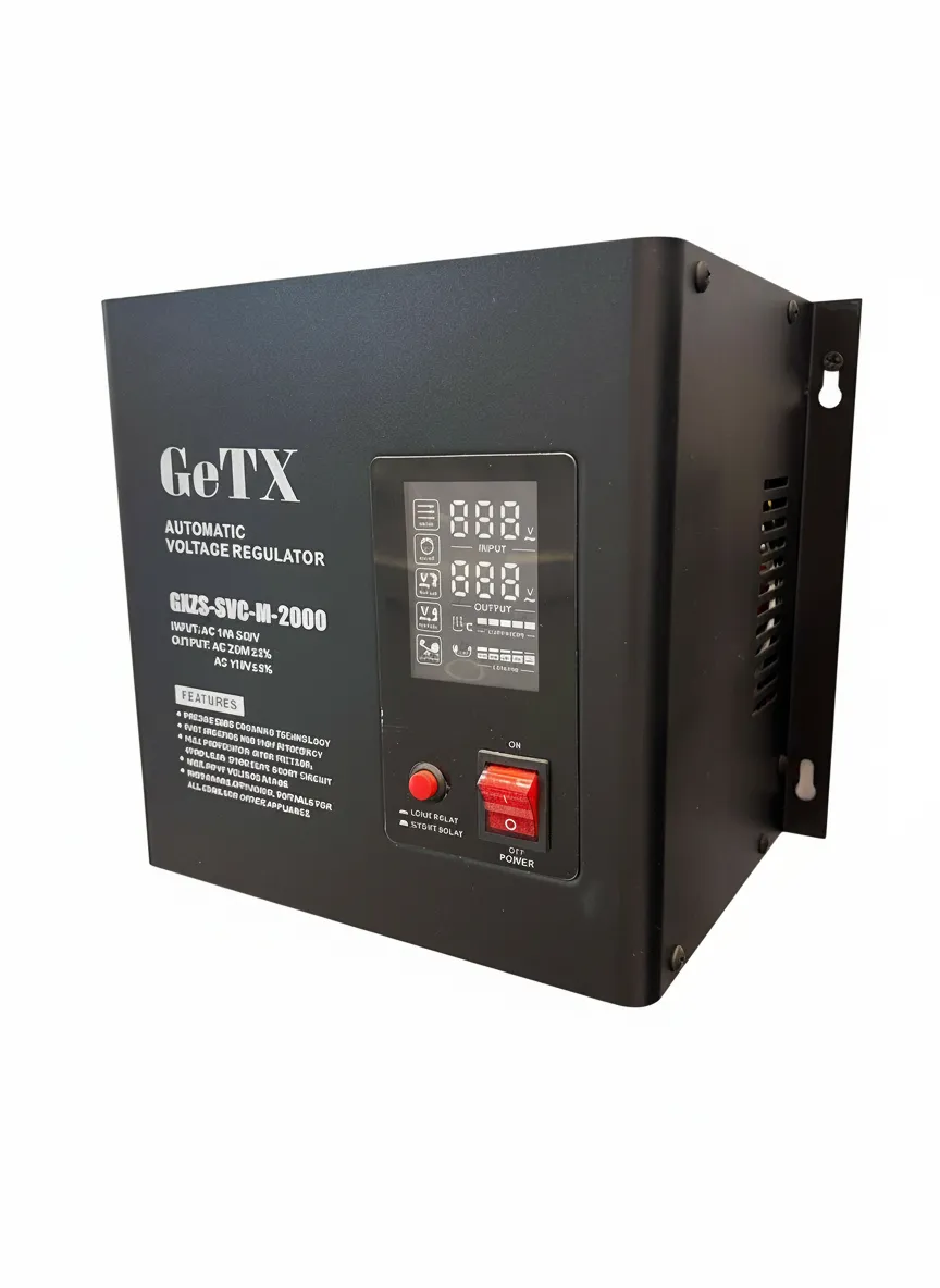 UPS GeTX 2000VA Automatic Voltage Stabilizer Servo Motor - Single Phase Voltage Regulator 220V/110V with Protection alternate