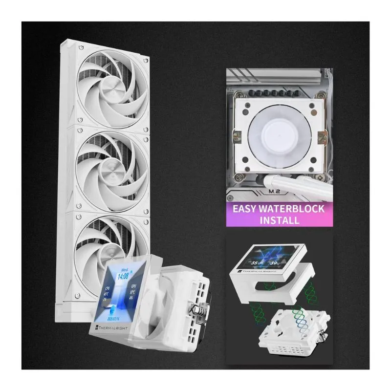 Cooler Thermalright Stream Vision 360 ARGB Liquid - White alternate