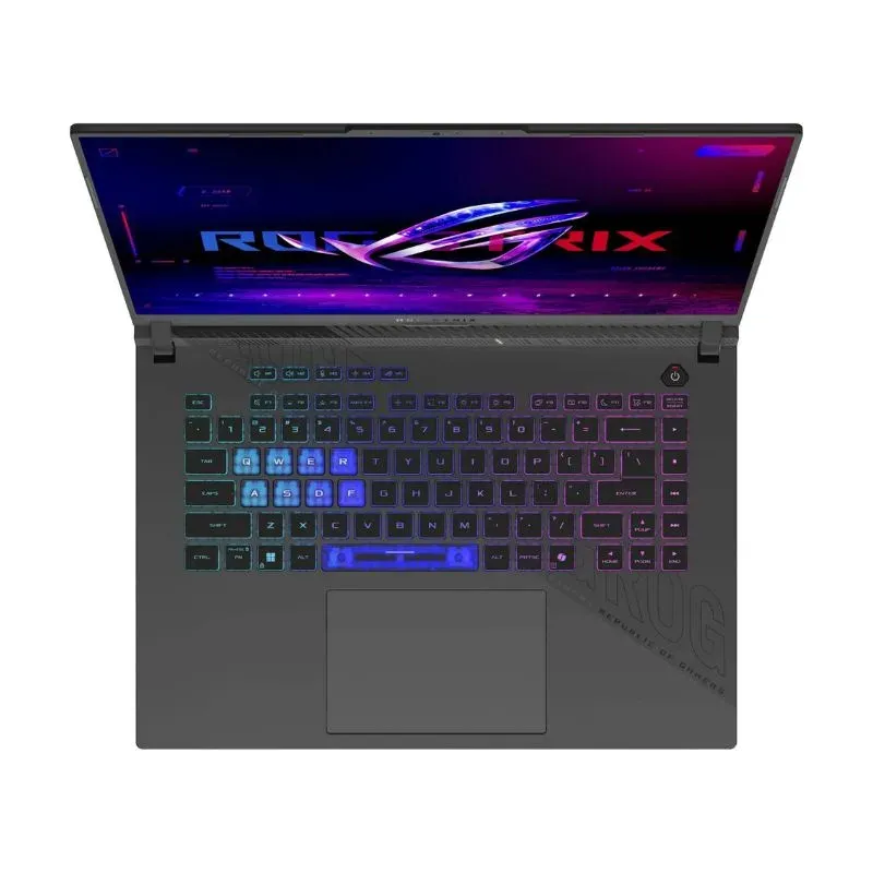 Laptop AMD ASUS ROG Strix G16 G614PP-WH94 Gaming Laptop - AMD Ryzen 9 8940HX, 16GB RAM, 1TB SSD, RTX 5070 8GB, 16″ FHD IPS 165Hz, Grey view 4