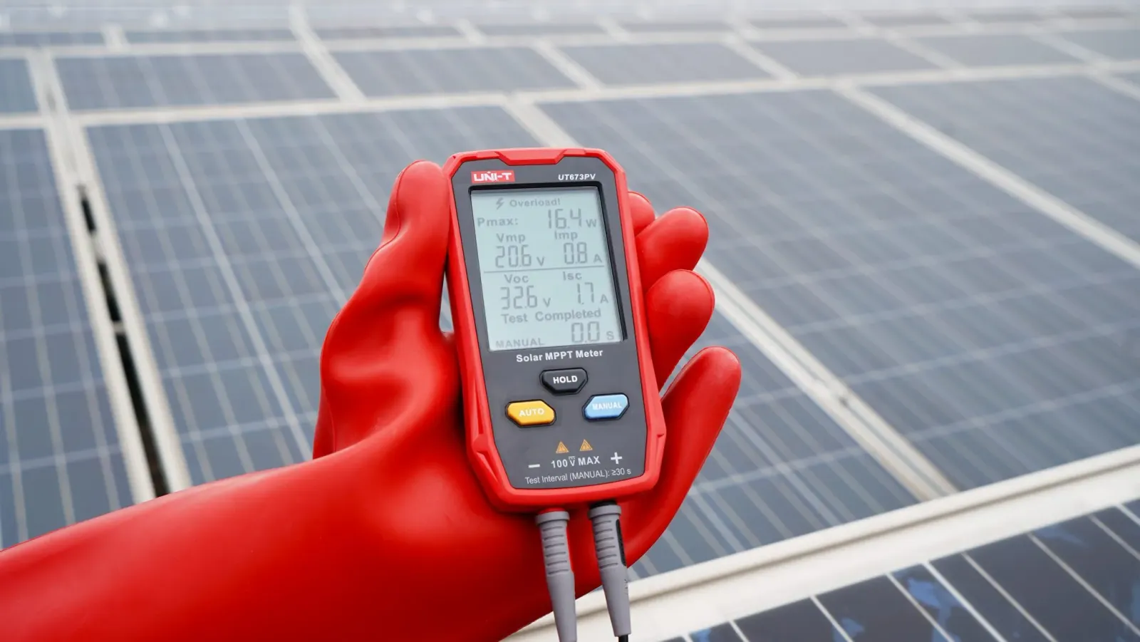UPS UNI-T UT673PV Solar MPPT Meter - Solar Panel Power & Efficiency Tester alternate
