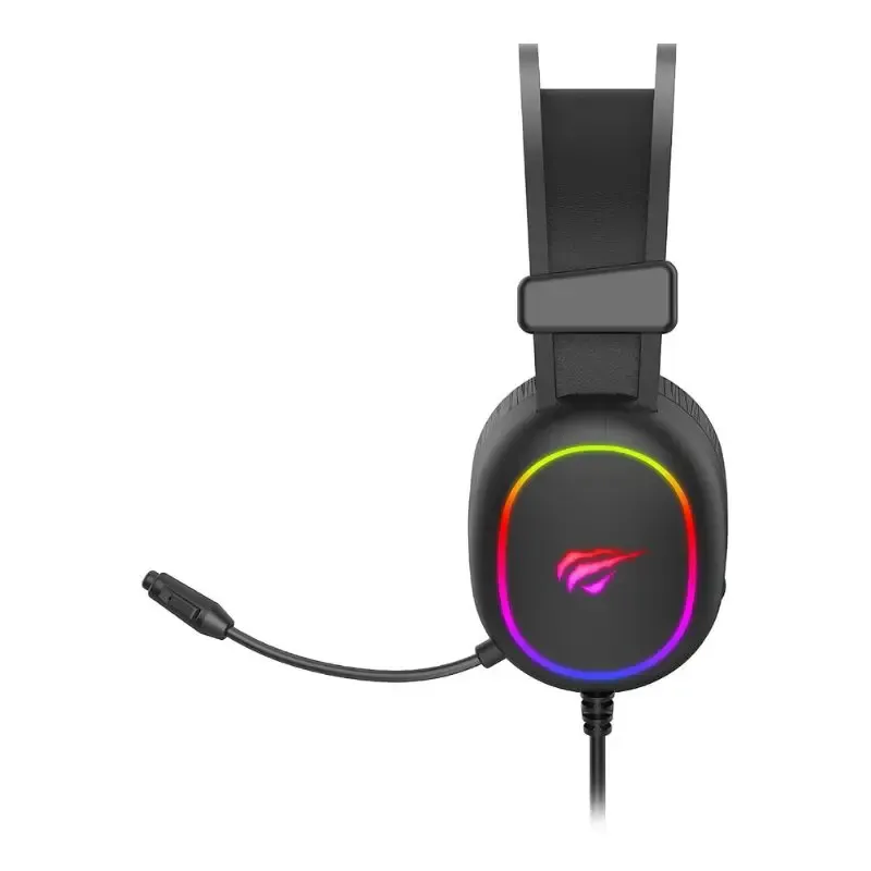 Headset Havit H2016D RGB Wired, Surround Sound Gaming Headset with Mic - Black view 4