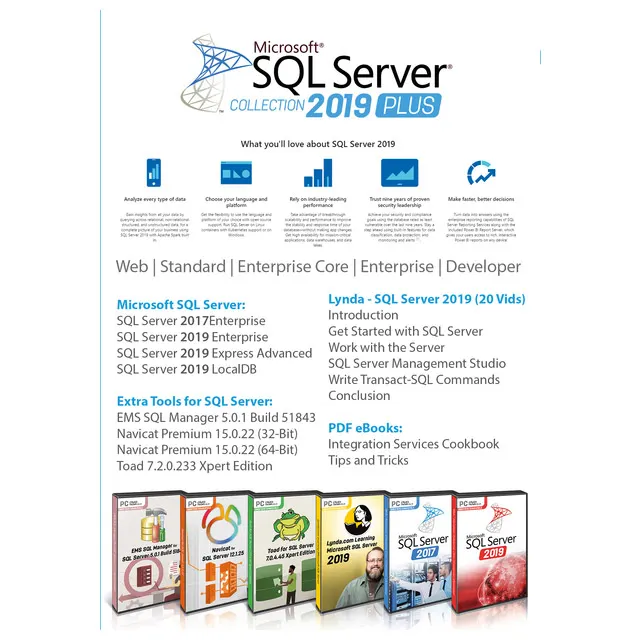 Software SQL Server Collection 2019 - 21.01 / (1-DVD) view 2