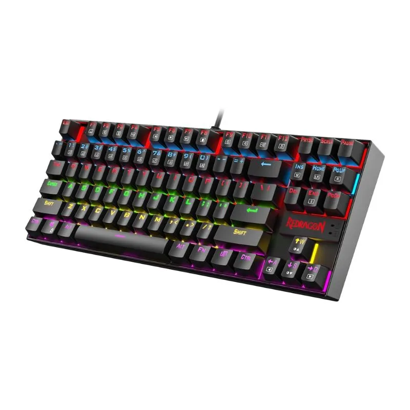 Keyboard Redragon K552 RGB Arabic - Black Wired Gaming