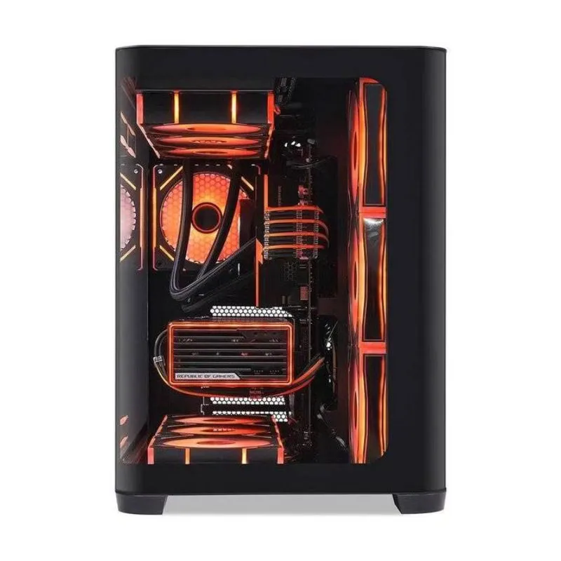 Cooler SAMA 2851A ATX Mid-Tower Gaming Case (With 4-ARGB Pre-installed fans & Fan Hub) - Black alternate