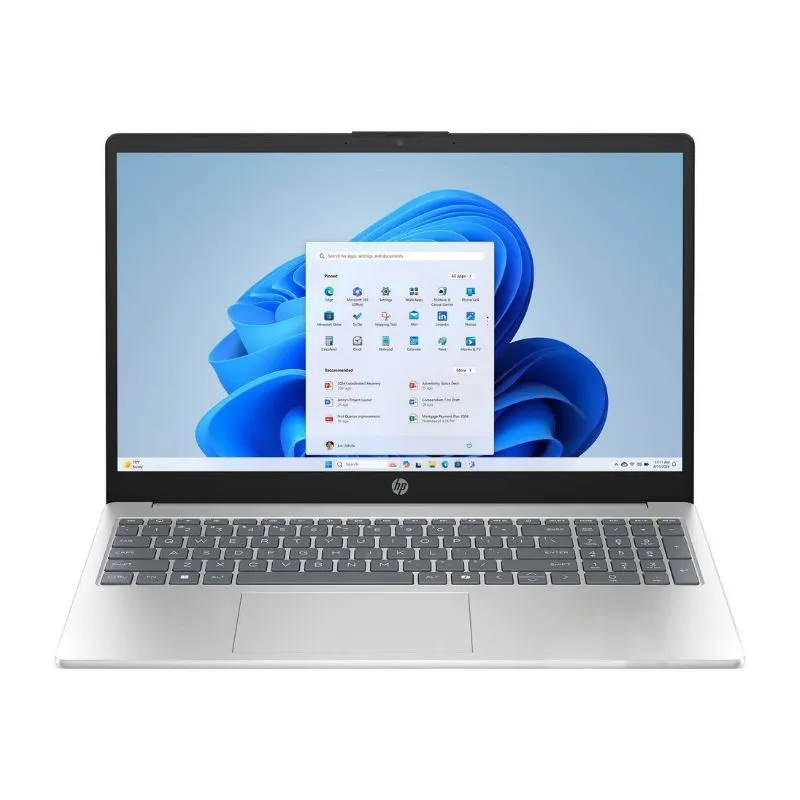 Laptop HP 15-FC0146DX Touchscreen - AMD Ryzen 5-7520U, 8GB RAM, 512GB SSD, 15.6″ FHD, Windows 11, Natural Silver