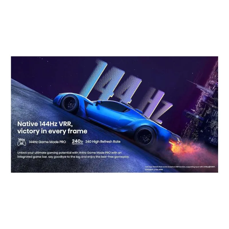 Monitor Hisense 100Q7Q 100″ 4K UHD QLED Smart TV Dolby Vision - Dolby Atmos - Black view 4