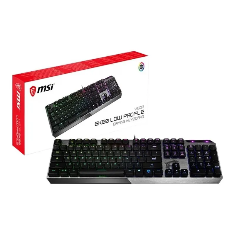Keyboard MSI Vigor GK50 Mechanical RGB Gaming English-Arabic - Black view 4